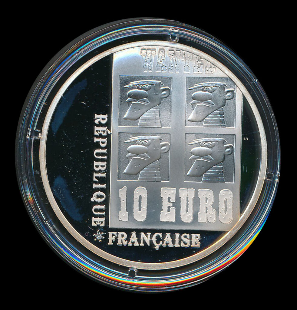 zilveren munt 10 EURO Frans