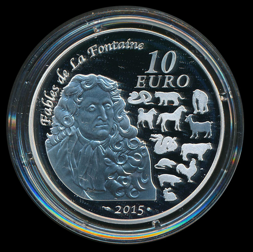 zilveren munt Tables de la Fontaine