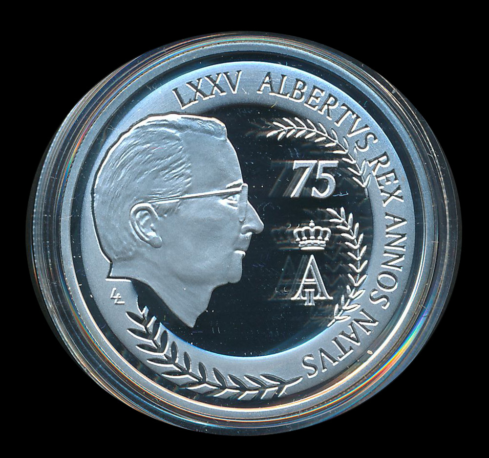 zilveren munt Albert II